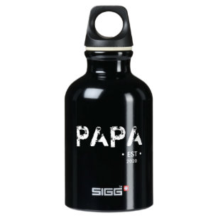 PAPA Custom Established year Aluminum Water Bottle