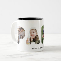 Papa Custom Word Photo Personalized Father's Day