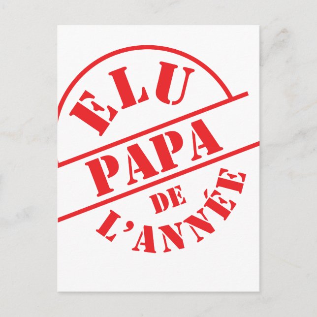 Papa / Dad / Daddy / Vati / Pappa Postcard (Front)