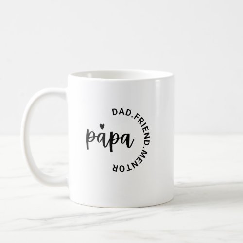 papadad friend and mentor fathers day gift mug