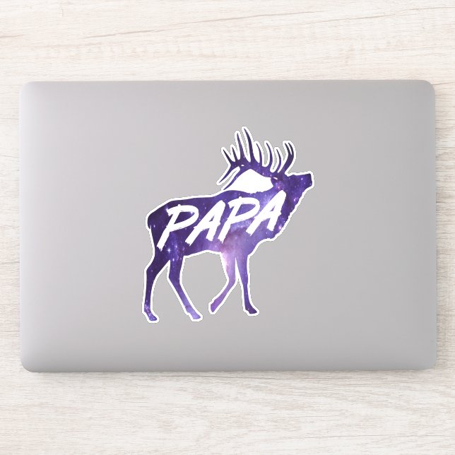 Papa Deer Sticker (Computer)