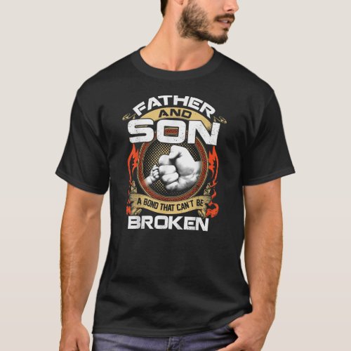 Papa Design Father Son Matching Quote For Dad  T_Shirt