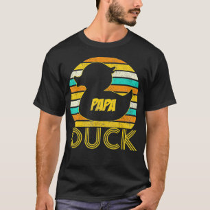 Papa Duck Rubber Duck Matching Family Cute T-Shirt