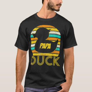 Papa Duck Rubber Duck Matching Family Cute T-Shirt