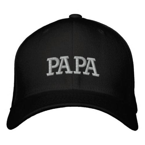 Papa Embroidered Baseball Cap