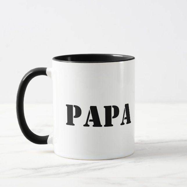 Papa Father's Day  Mug (Left)