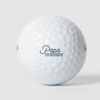 Papa formidable cadeau original fête des pères golf balls