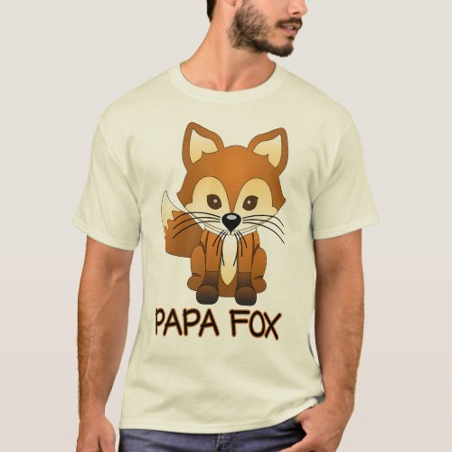 Papa Fox _ Fox Family T_shirts