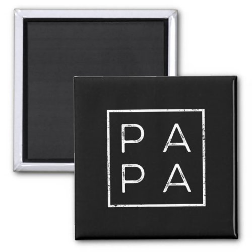 Papa Funny Fathers Day Present For Dad  Magnet
