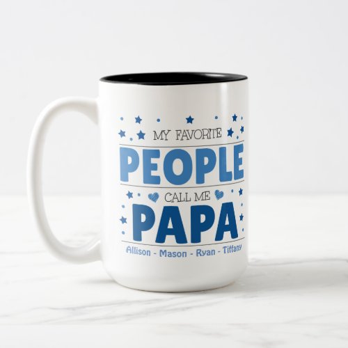 Papa gift from grandkids Coffee Mug