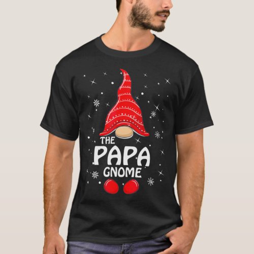 Papa Gnome Family Matching Christmas Funny Gift Pa T_Shirt