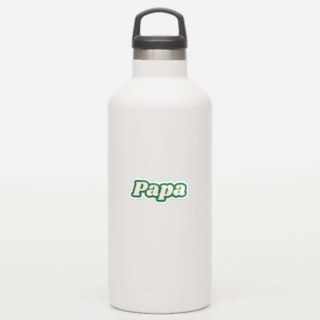 Papa | Grandfather, Father Sticker (Waterbottle)