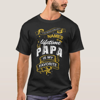 PAPA HOT T-SHIRT PAPA MY FAVORITE NAME