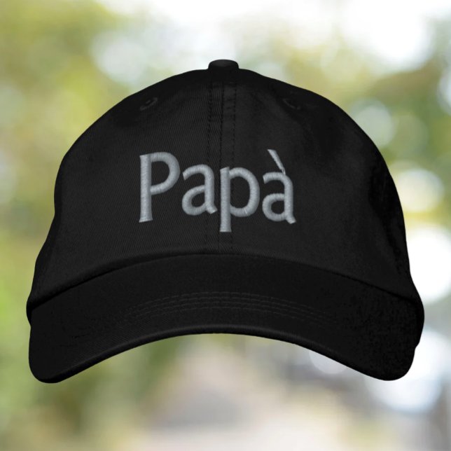 Papà Italian Dad embroidered cap (Creator Uploaded)