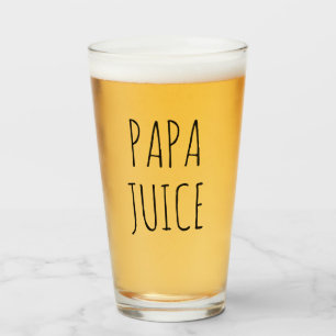 Papa Juice Glass