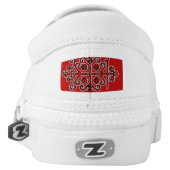 Papa Legba Elegua Veve Sigil Slip-On Sneakers (Left Shoe Back)