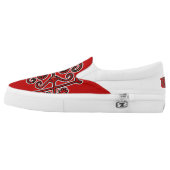 Papa Legba Elegua Veve Sigil Slip-On Sneakers (Left Shoe Outside)