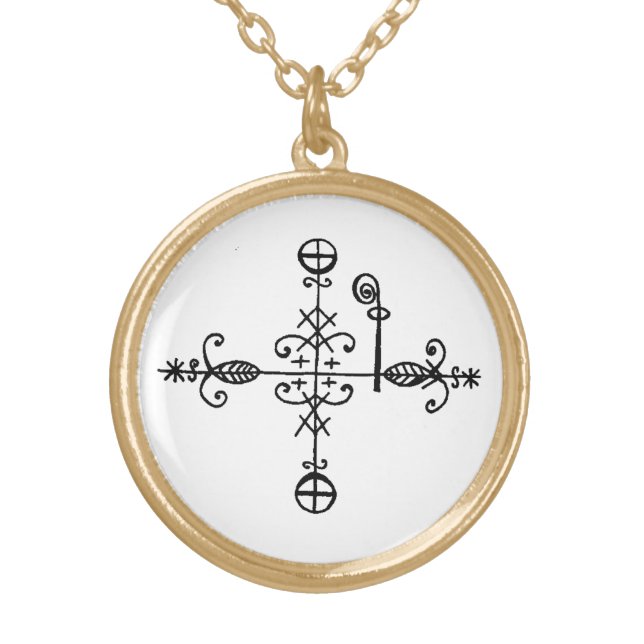 Papa Legba Veve Necklace (Front)