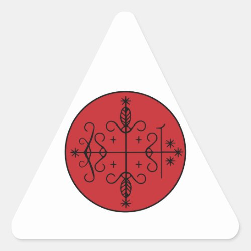 Papa Legba Veve Triangle Sticker