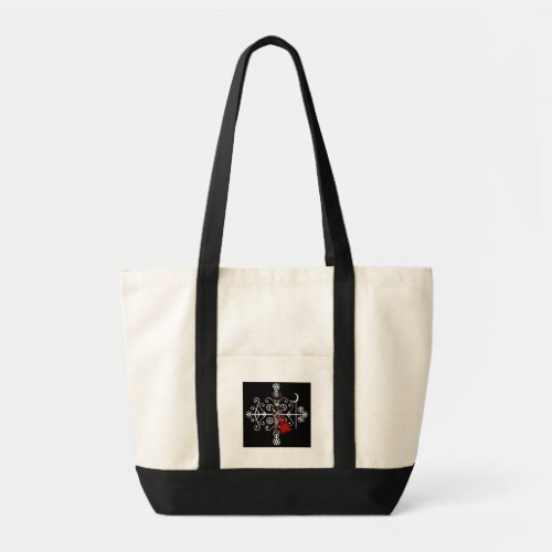 Papa Legba Voodoo Doll Veve Tote Bag