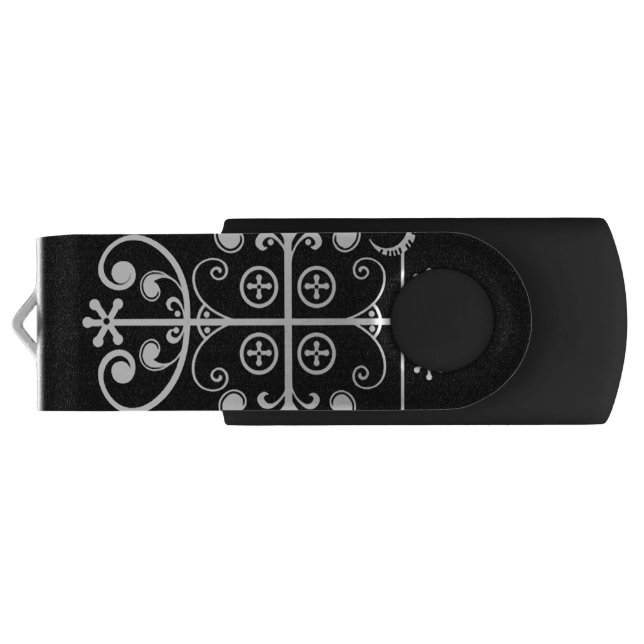 Papa Legba Voodoo Veve Flash Drive (Back)