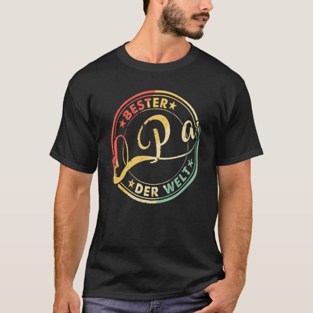 Papa Like A Grandpa Only Cooler Funny Dad Papa Def T-Shirt (Front)