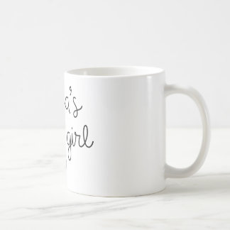 Papa Little Girl Family Bond Keepsake Mug