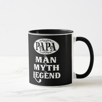 Papa Man Myth Legend Mug by StargazerDesigns at Zazzle