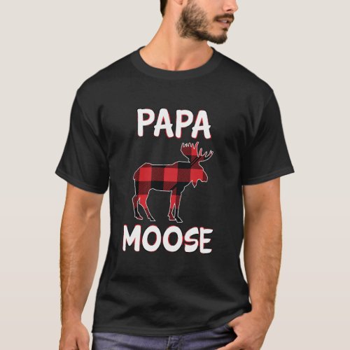 Papa Moose Shirt Dad Gift Christmas Pajamas For Fa