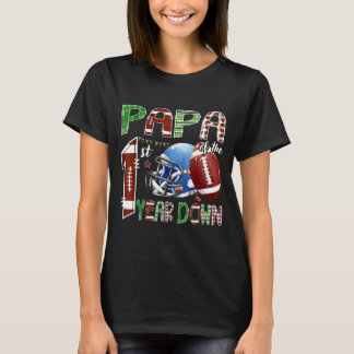 Papa of The Birthday Boy 1 Year Old Party Football T-Shirt