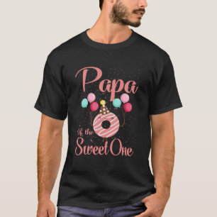 Papa Of The Sweet One Family Matching 1st Birthday T-Shirt