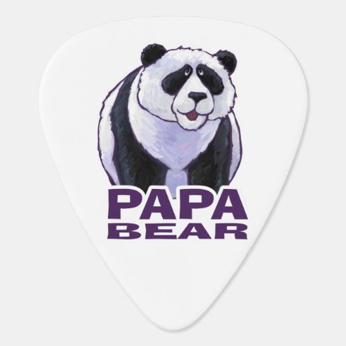 Papa Panda Bear Guitar Pick