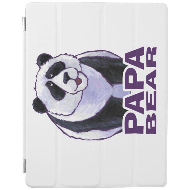 Papa Panda Bear iPad Smart Cover (Front)
