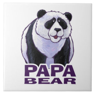 Papa Panda Bear Tile