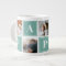 Papa Photo Collage Custom Giant Coffee Mug
