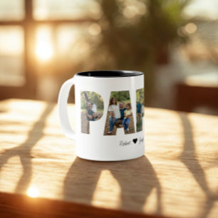 Papa Photo Collage Mug for Father's day Gift