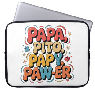 Papa Pito Pappy Pawer Laptop Sleeve