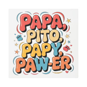 Papa Pito Pappy Pawer Metal Print