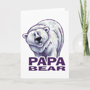 Papa Polar Bear Card