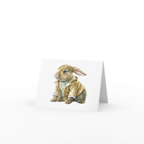 PAPA RABBIT BLANK GREETING CARD