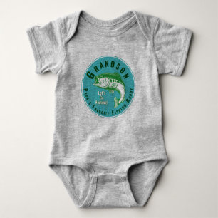 Papa’s Favorite Fishing Buddy Baby Bodysuit