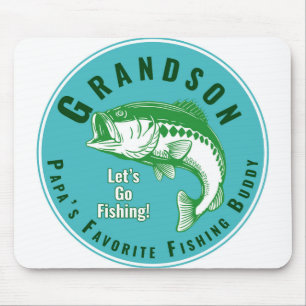 Papa’s Favorite Fishing Buddy Mouse Pad