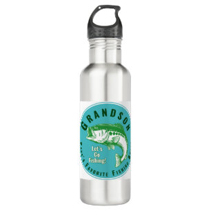 Papa’s Favorite Fishing Buddy Stainless Steel Water Bottle