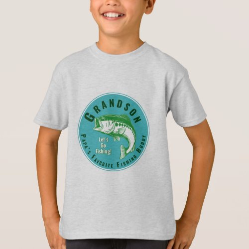 Papaâs Favorite Fishing Buddy T_Shirt