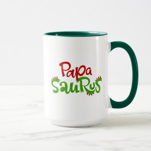 Papa Saurus Graphic Mug