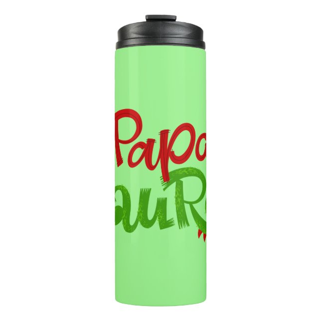 Papa Saurus Graphic Thermal Tumbler (Front)