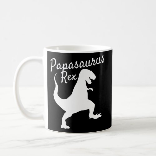 Papa Saurus Rex Family Dinosaur Pajamas Coffee Mug