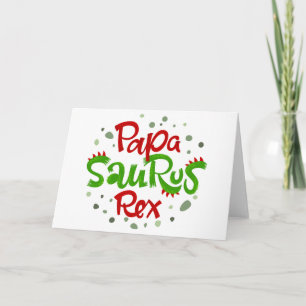 Papa Saurus Rex Graphic Card