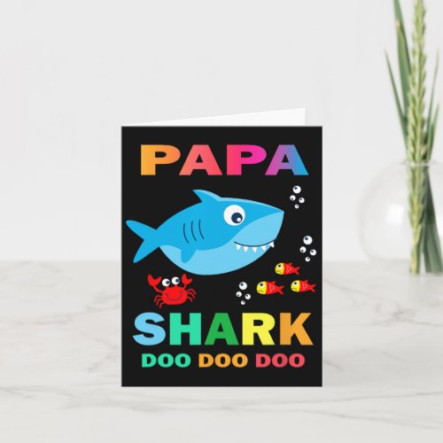 Papa Shark  Card