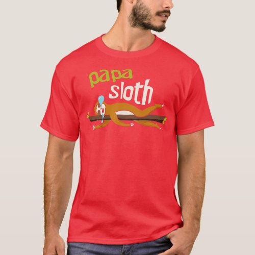 Papa Sloth T_Shirt